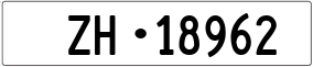 Truck License Plate